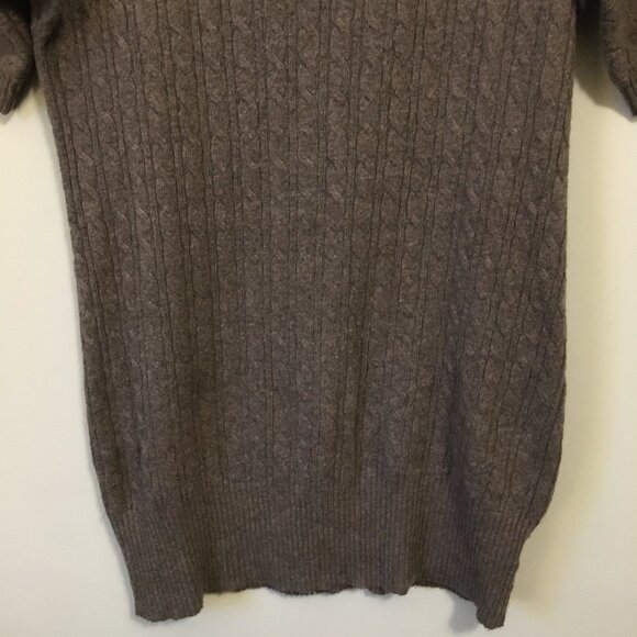 BCBGMaxAzria Wool Blend Short Sleeve Sweater Tee - Picture 4 of 14